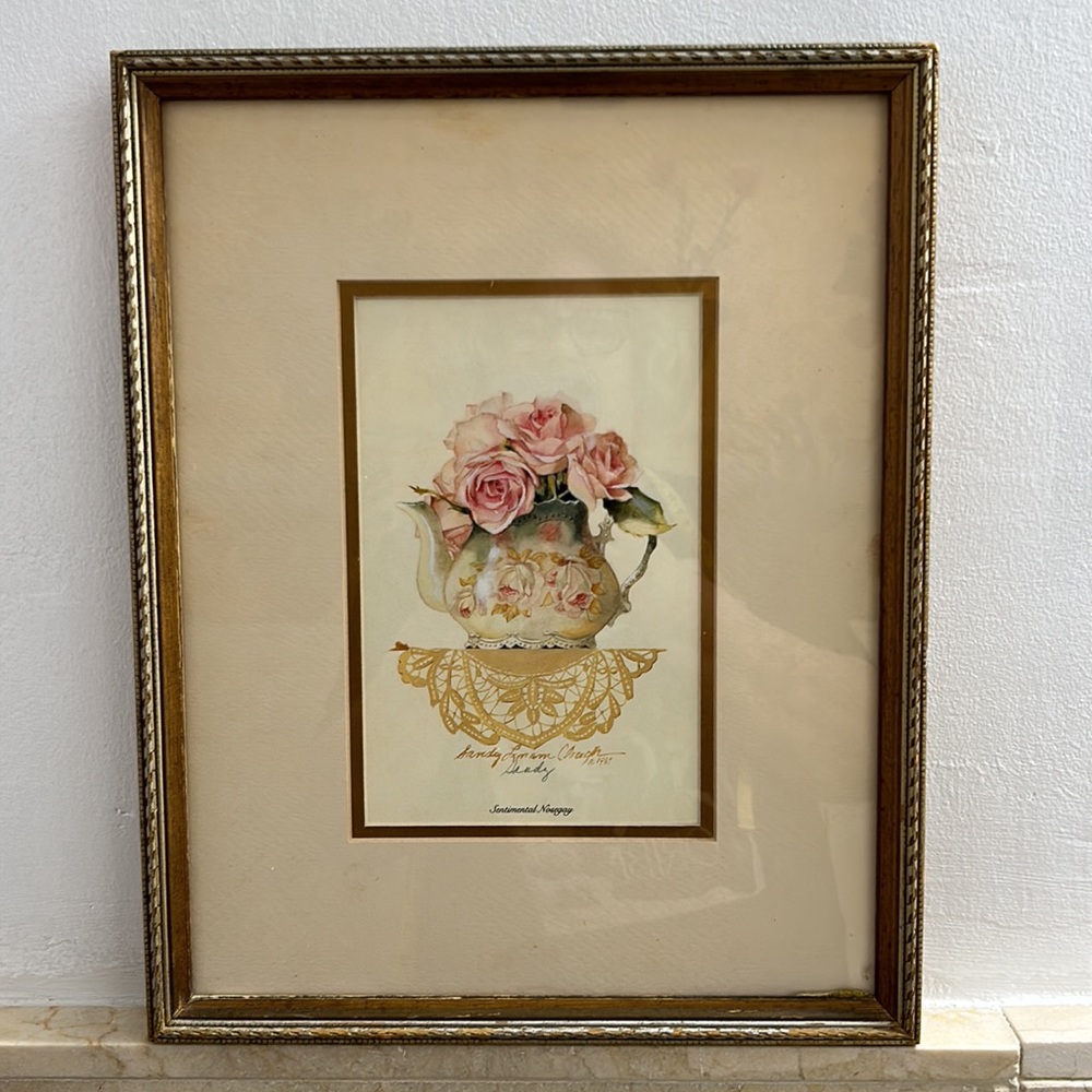 Sandy Clough "Sentimental Nosegay" print